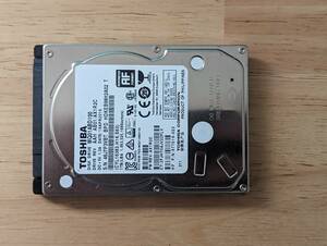 061613【動作確認済み】　TOSHIBA 2.5インチ　HDD 内蔵ハードディスク　1000GB　