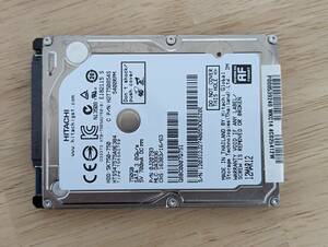 HITACHI HDD 2.5インチ　内蔵ハードディスク　750GB【動作確認済み】310729