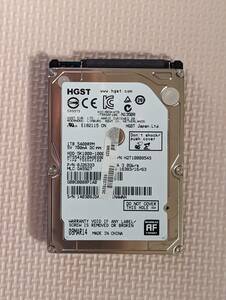 261552【動作確認済み】HGST 2.5インチHDD内蔵ハードディスク1000GB　