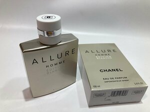 【2t120712】CHANEL シャネル 香水 アリュール オム エディシオン ブランシュ オードゥ パルファム 100ml CHANEL ALLURE ヴァポリザター