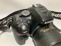 【6k11137980】Nikon ニコン D5300 デジカメ 18-55㎜ 1:3.5-5.6G VRⅡ レンズ カメラ デジタルカメラ 一眼レフ 動作未確認_画像2