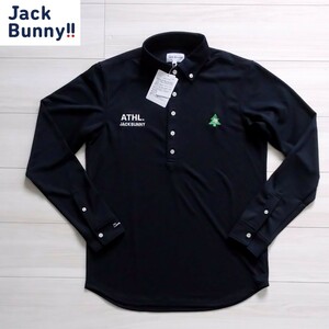 新品 JACK BUNNY by PEARLY GATES ボタンダウン ポロシャツ 5 メンズ L 長袖シャツ ジャックバニー パーリーゲイツ ゴルフ
