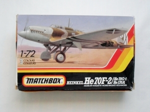 ○MATCHBOX マッチボックス／ ハインケルHe70F-2/G-1/He170A (1/72)未開封シールド