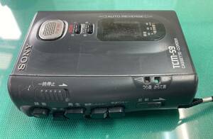 昭和レトロ当時物　SONYソニーAUTO REVERSE カセットレコーダーCASSETTE-CORDER TCM-59 MADE IN JAPAN 日本製