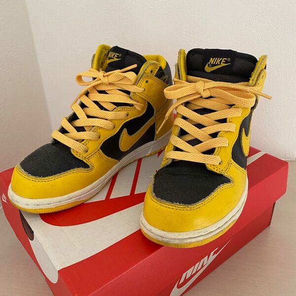 NIKE DUNK HIGH SP BLACK VARSITY MAIZE 20cm