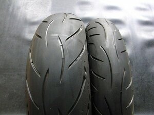 【送料無料★ ※沖縄・離島を除く】中古前後セット!メッツラー◎M5. 120/70ZR17. 170/60ZR17. RS305:23125