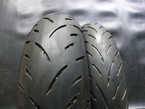 [ free shipping * * Okinawa * excepting remote island ] used front and back set! Dunlop *GPR300. 120/60ZR17. 160/60ZR17. RS297:23125