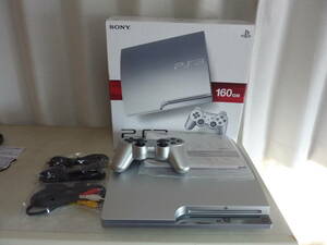 希少品 PS3 本体 サテンシルバー（CECH-2500A SS 160GB)本体と元箱とコントローラーと付属品付きの簡易動作確認済みのジャンク扱い品です。