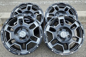 BRUT BR-66 MLB ミリタリーブラック 17インチ 7.5J +40 5H PCD127 4本セット Jeep ジープ ラングラー グランドチェロキー