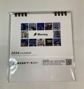 2024 卓上カレンダー　企業　◆サイズ：約18×13cm