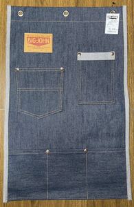 [ unused goods ]BIG JOHN Big John tapestry ornament pocket size 55 × 35cm storage supplies blue Denim Kurashiki . island jeans Manufacturers s-3