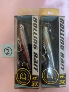 タックルハウス　ROLLING BAIT ローリングバイト　88mm 24g 2個セット　②