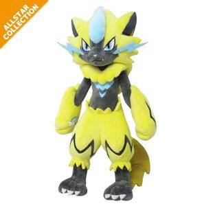 【ゼラオラ】ポケットモンスター ALL STAR COLLECTION Sサイズ ぬいぐるみ 全高約29cm 美品 三英貿易 PW