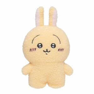 【うさぎ】ちいかわ 大地に立つ！ すくっとぬいぐるみ 全高約21cm ぬいぐるみ タグ付き 新品 グレイ・パーカー・サービス PW