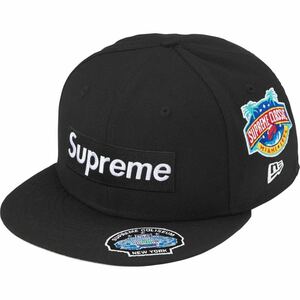 【新品未使用】 23AW 24 新品 SUPREME シュプリーム CHAMPIONSHIPS BOX LOGO NEWERA ボックスロゴ ニューエラ キャップ 帽子 BLACK 7 3/4