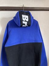 【良品】 18AW 19 FCRB f.c real bristol エフシーレアルブリストル SOPH ソフネット POLARTEC FLEECE HALF ZIP GAITER HOODY フーディー_画像6