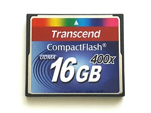 【1枚限り】☆美品☆ CFカード 16GB 400x トランセンド Transcend コンパクトフラッシュ CompactFlash Card