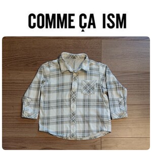 COMME CA ISM　コムサイズム　キッズ　シャツ　ブラウス　ジャケット　コットン　綿　長袖　長袖シャツ　80