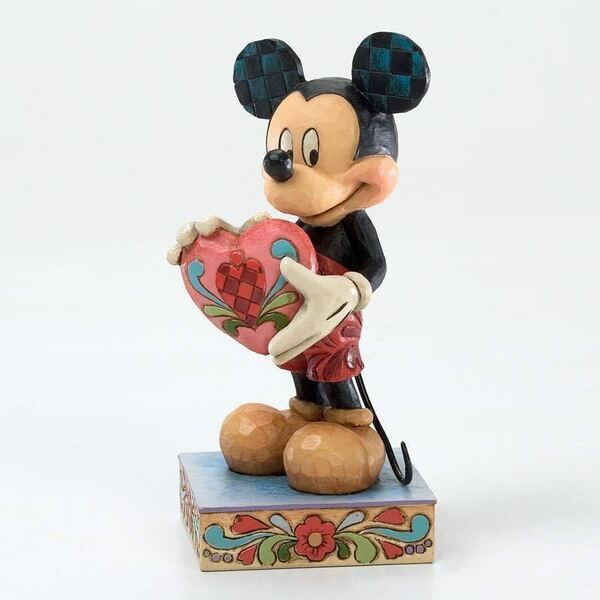 【ミキミニ2体セット】ディズニートラディション Mickey Mouse with Heart , Minne Heat 2体セット新品