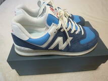 美品 ニューバランス U574RA2 26.5 ネイビー NEW BALANCE カジュアル スウェード_画像2