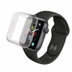 Apple Watch 41mmサイズ用 TPUケース フルカバー TPUメッキ保護ケース 耐衝撃性 脱着簡単 クリア