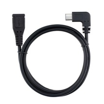 L字 USB Type C to USB2.0 Micro USB 変換ケーブル オス－メス 1m/USB C-USB2.0 Micro 5P ケーブル_画像3