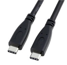 USB-C 充電&同期ケーブル 1m/USB3.1 Type C to Type C ケーブル オス－オス for MacBook 12inch、ChromeBook Pixel Type C_画像1