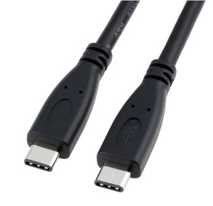 USB-C 充電&同期ケーブル 1m/USB3.1 Type C to Type C ケーブル オス－オス for MacBook 12inch、ChromeBook Pixel Type C