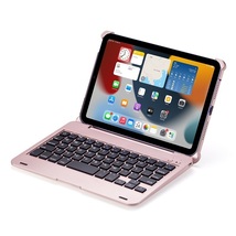 F1＋ iPad mini6 第6世代用 Bluetooth ワイヤレス キーボード ハード ケース ブラック_画像3