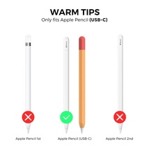 PT65-3 AHAStyle Apple Pencil 第3世代(Type C)用 シリコン製カバー 保護カバー 薄型 耐磨 最軽量 ワイヤレス充電対応 緑黄_画像3