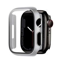 Apple Watch 49mmサイズ用 液晶全面保護カバー PCフレーム 保護カバーケース 耐衝撃性 脱着簡単 ローズゴールド_画像8