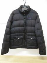 12079RSZ◎patagonia パタゴニア ダウンジャケット メンズL ブラック◎中古_画像1