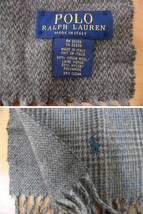 12280BSZ◎ポロ ラルフ ローレン マフラー 4点セット ラムズウール LAMBS WOOL ヴァージンウール VIRGIN WOOL POLO RALPH LAUREN◎中古_画像3