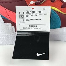 【未使用】NIKE×SACAI×KAWS/ナイキ×サカイ×カウズ BLAZER LOW Team Red/ブレーザーロー チームレッド DM7901-600/27.0 /080_画像7