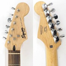 ★【難有り】Squier by Fender/スクワイヤー Bullet Strat BLK/ストラトキャスター エレキギター 同梱×/160_画像3