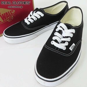 VANS/バンズ AUTHENTIC/オーセンティック スニーカー ブラック VN000EE3BLK/25 /080