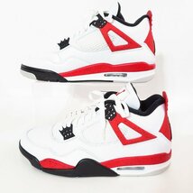 【未使用】NIKE/ナイキ Air Jordan 4 Retro Red Cement DH6927-161/29.0 /080_画像4