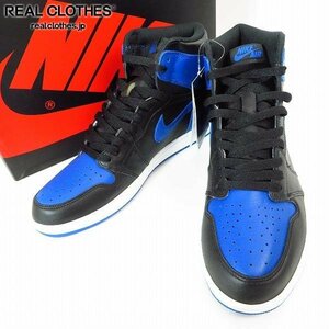 【未使用】NIKE/ナイキ AIR JORDAN 1 RETRO HIGH OG ROYAL ロイヤル 555088-007 29.0 /080