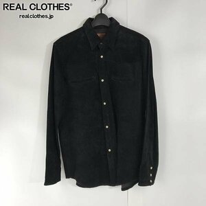 ☆RUDE GALLERY BLACK REBEL/ルードギャラリー 17AW FRONTIERSMAN 豚革 ピッグレザーシャツ/XL /000