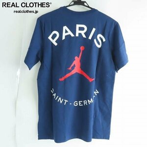 ☆【未使用】NIKE/ナイキ JORDAN×PSG PARIS SAINT-GERMAIN Tシャツ DB6515-410 L /LPL