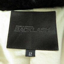 ☆ISAMU KATAYAMA BACKLASH/バックラッシュ SHERLOOK 切替 ジャケット 1301-02/2(M) /080_画像3