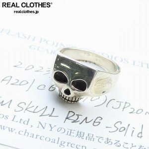 【ギャラ付き】FLASH POINT/フラッシュポイント JIM SKULL RING/ジムスカルリング C6限定 Solid Type A201CG 21号 /LPL