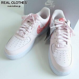 【未使用】NIKE/ナイキ W AIR FORCE 1 '07 PINK PAISLEY/ウィメンズ エア フォース 1 '07 ピンク ペイズリー FD1448-664/26.5 /080