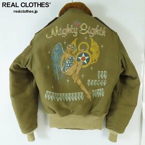 ☆TOYS McCOY/トイズマッコイ ROUGH WEAR CLOTHING MIGHTY EIGHTH B-10 フライトジャケット 38 /080