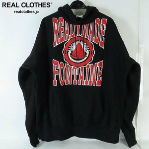 ☆READYMADE/レディメイド R.MUTT HOODIE BLACK RE-CO- BK-00-00-195 XL /060