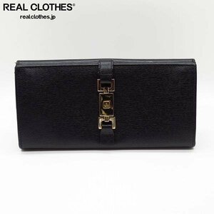 GUCCI/グッチ レザー長財布 二つ折り Wホック/035.2031.2434 /000