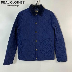 ☆SCOTCH&SODA/スコッチ&ソーダ キルティングジャケット 襟コーデュロイ ネイビー /060