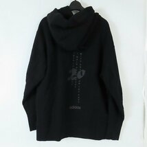 ☆Y-3/ワイスリー アディダス×ヨウジヤマモト 20th/20周年 バックロゴ刺繍 スウェットパーカー HG8800/S /060_画像2