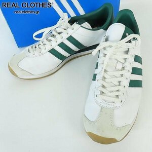 adidas/アディダス COUNTRY OG WHITE/COLLEGIATE GREEN/GUM スニーカー G26687/28 /080