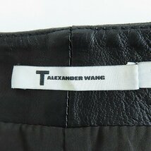 Alexander Wang/アレキサンダーワン 羊革/ラムレザー ショートパンツ/S /000_画像4